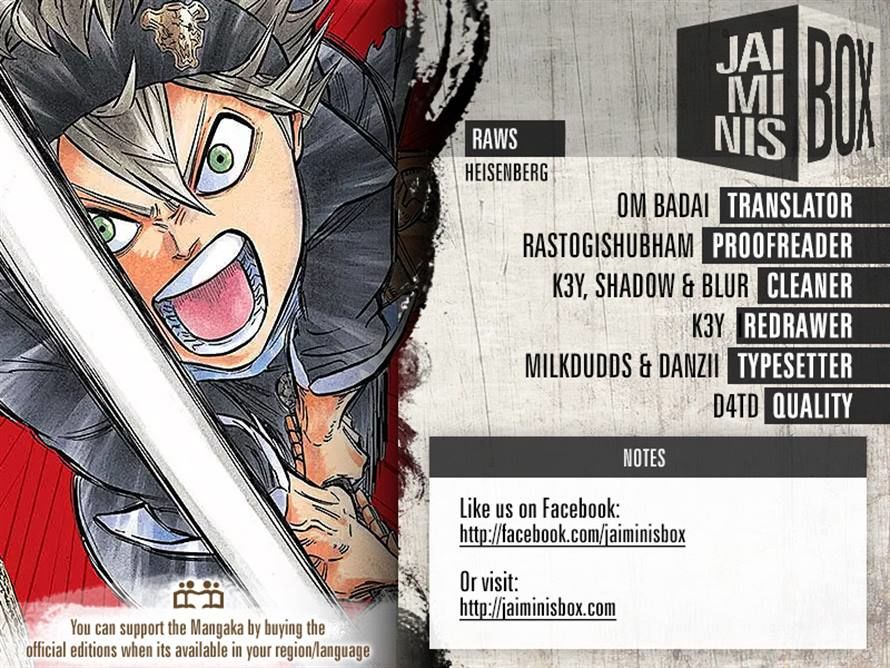 Read Black Clover Manga Online