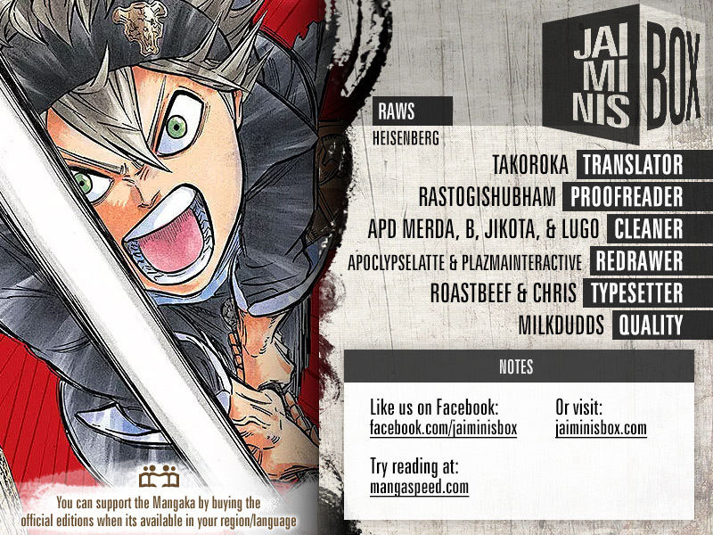 Read Black Clover Manga Online