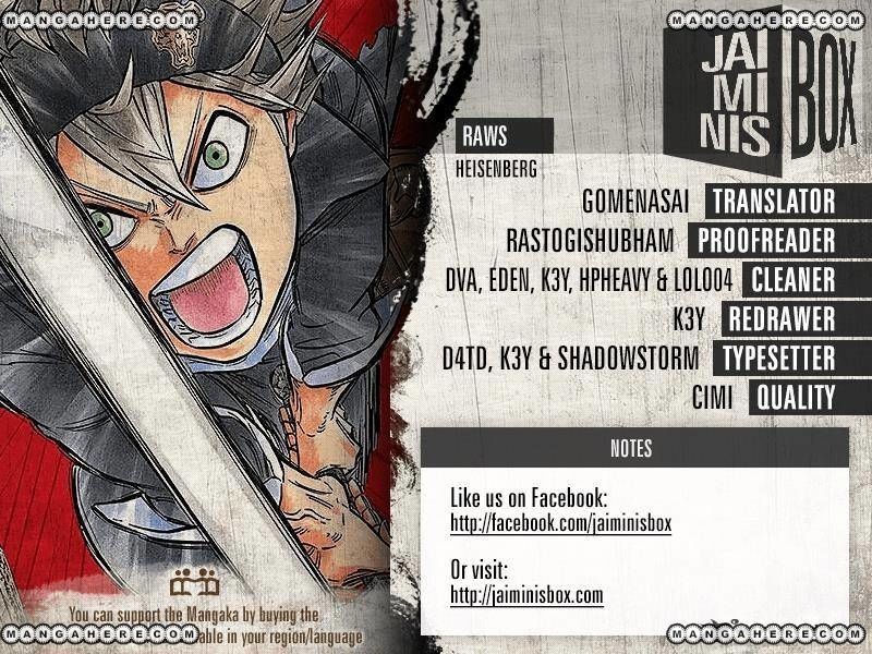 Read Black Clover Manga Online