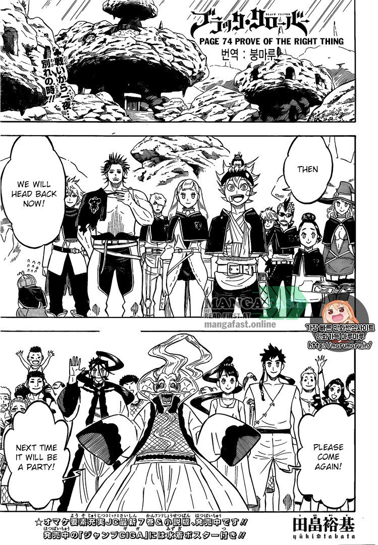 Read Black Clover Manga Online