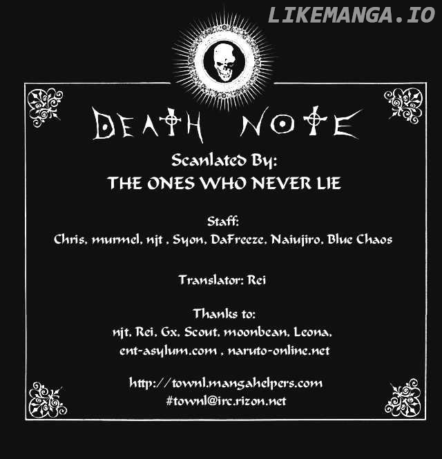 Read Death Note Manga Online