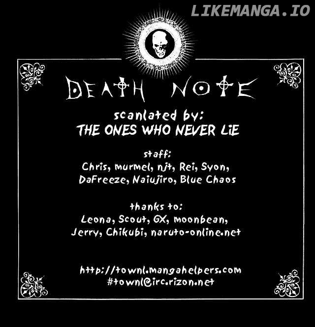 Read Death Note Manga Online