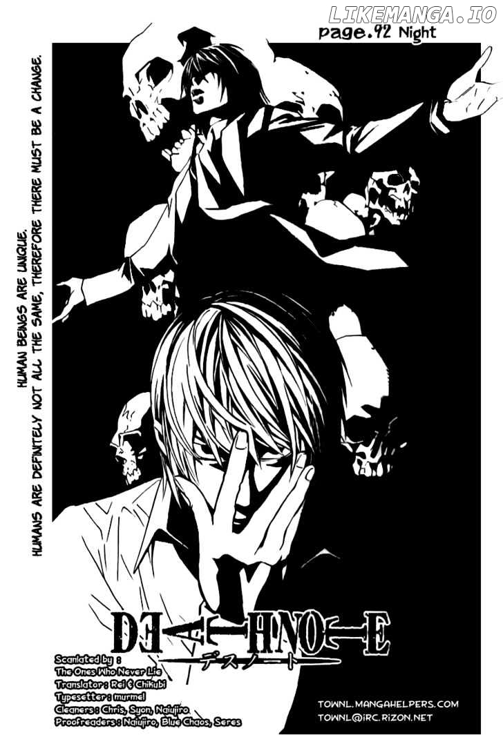 Read Death Note Manga Online